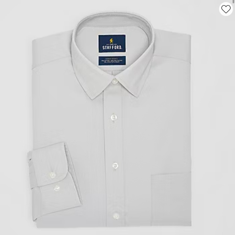 Stafford Men's Dress Shirt in grey